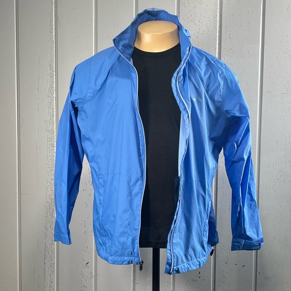 *Columbia Men's Blue Hooded Jacket Windbreaker Size 2X - Picture 4 of 14